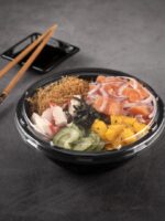 Pote Bowl C/ Tampa 500ml Preto JF Pack C/ 100 Unidades