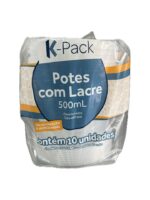 Pote Redondo C/ Lacre 500ml C/ 240 Unidades K-Pack