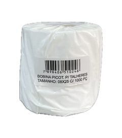 Bobina Embalagem P Talheres Plástico Transparente 8cm x 25cm C 1000 Neisan